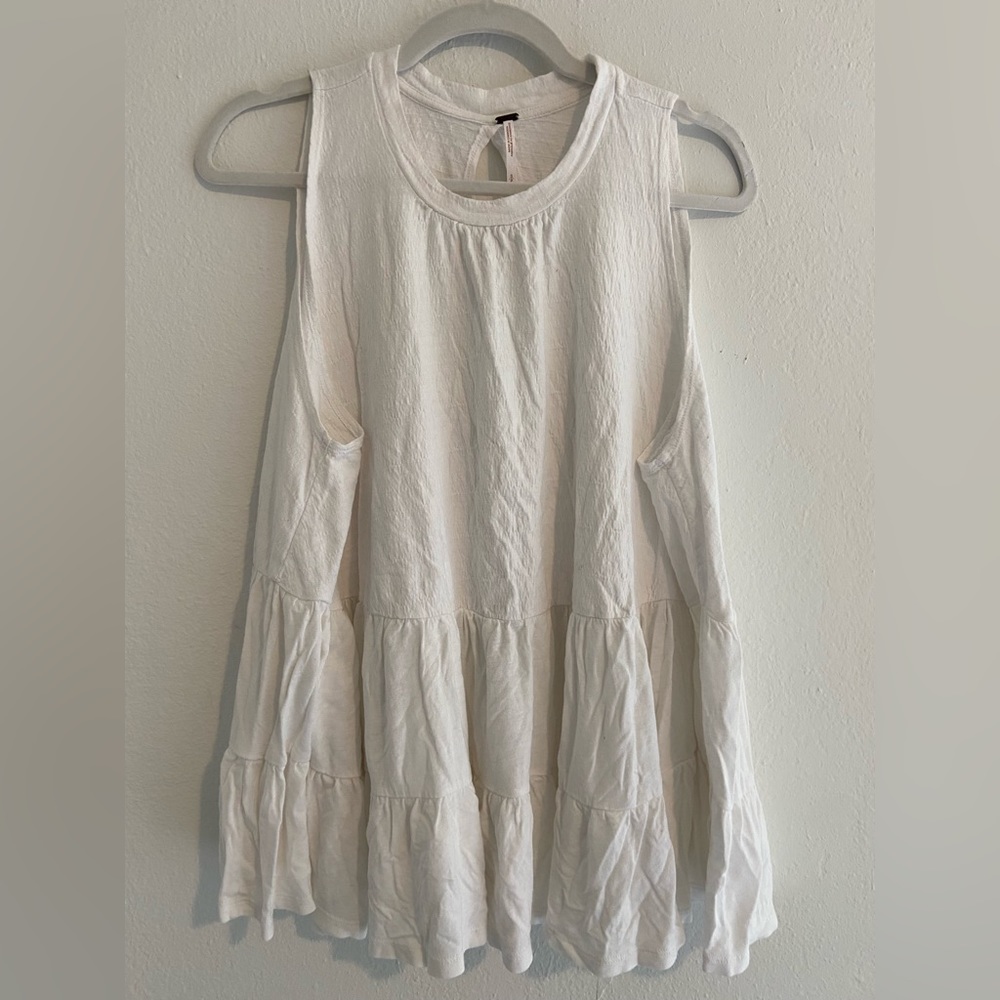 Free People Right On Time White Tunic Small - Picture 4 of 6